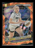 Hailey Van Lith - 2025 Prizm WNBA - Orange Ice - Rookie
