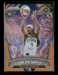 Flau'Jae Johnson - 2026 Prizm WNBA - Orange Fireworks /75 - Rookie