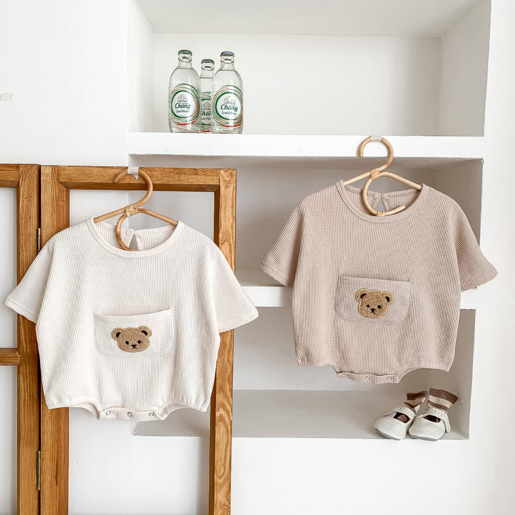Summer Baby Bat Sleeve Romper
