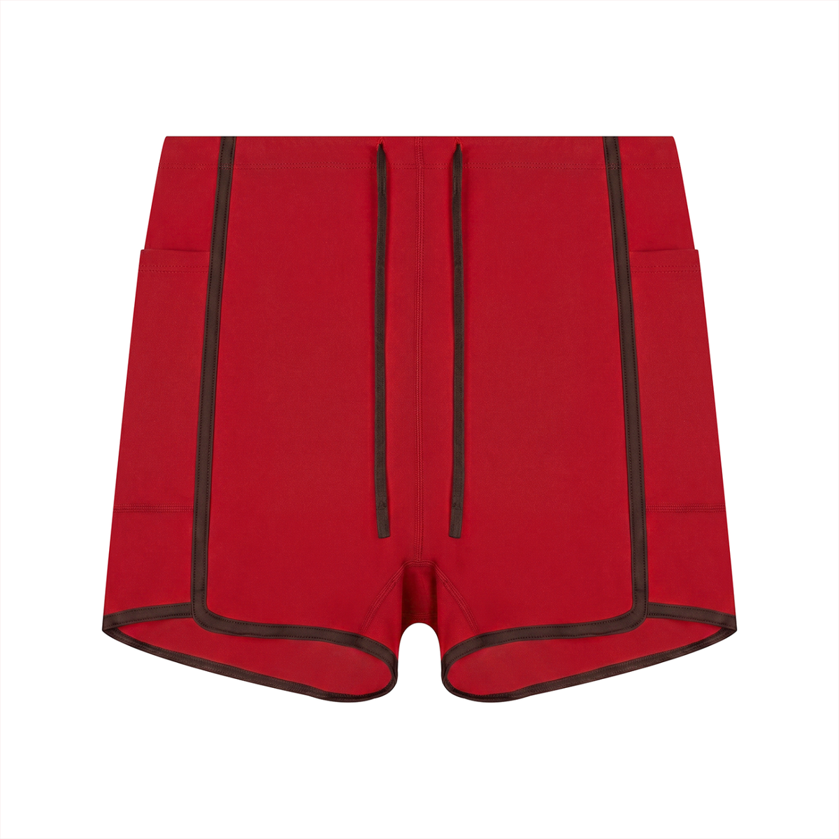 Loki & Ivy Women's High Rise Color Block Yoga Shorts