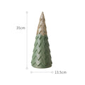 Nordic Morandi Gray-green Mini Christmas Tree Desktop Decorations Christmas Scene Decorations