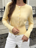 Slim-Fit Button-Down Cardigan