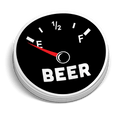 Beer Gauge Hard Hat Decal