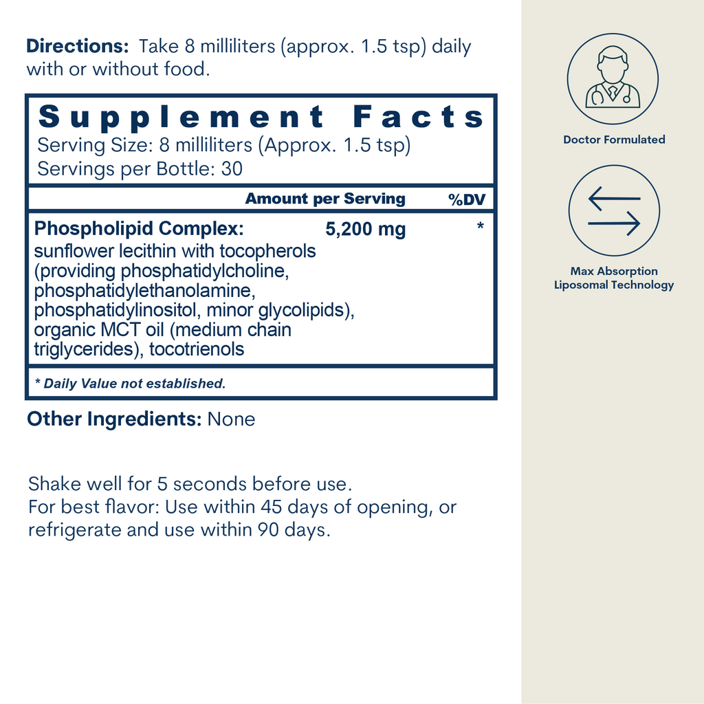 Liposomal PC Complex - Liquid (8 FL OZ / 30 Servings)