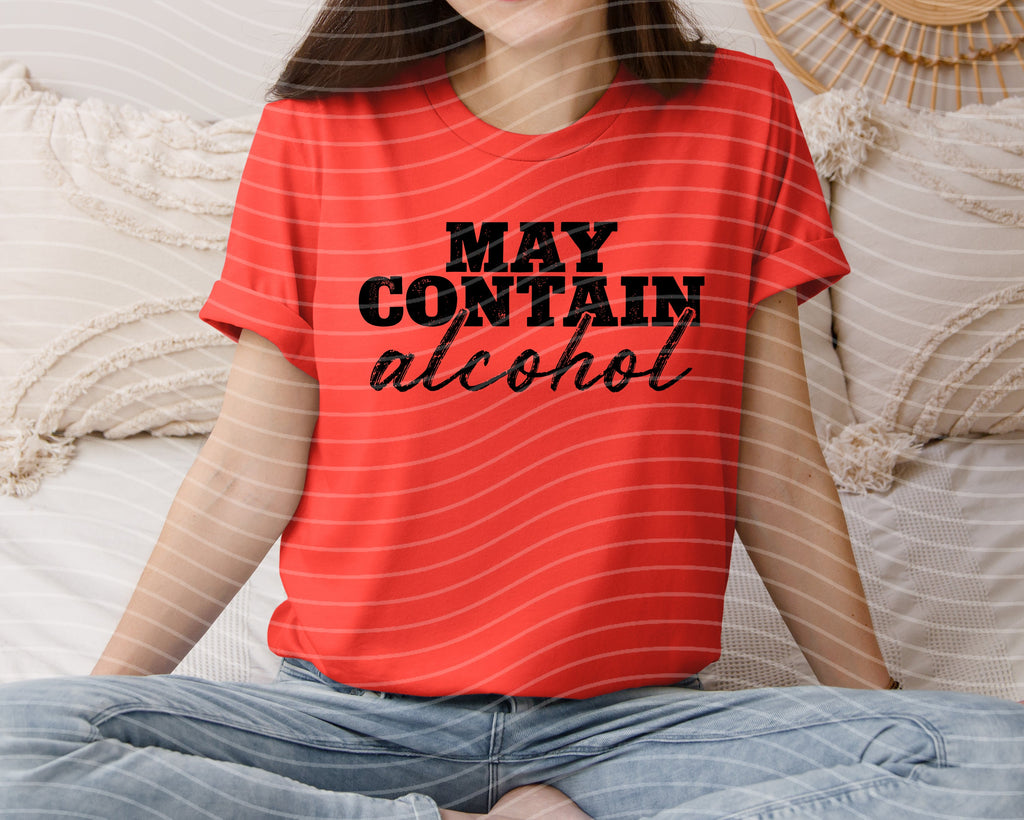 May Contain Alcohol Graphic Tee