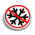No Snowflakes Hard Hat Decal