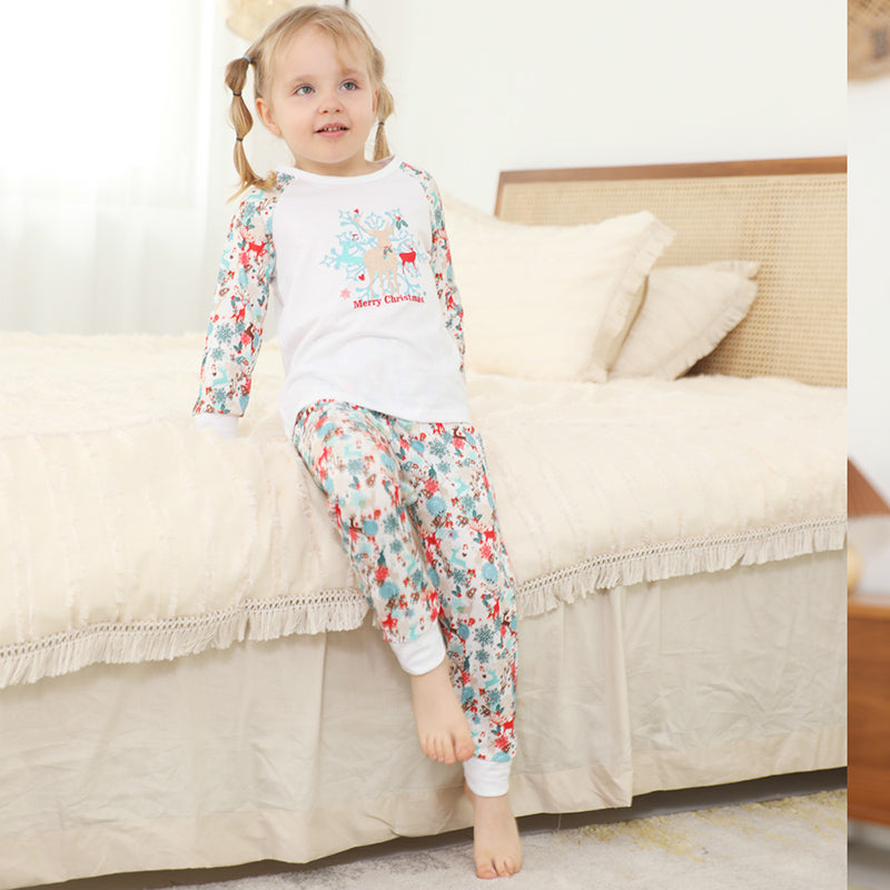 New Printed Family European And American Pajamas