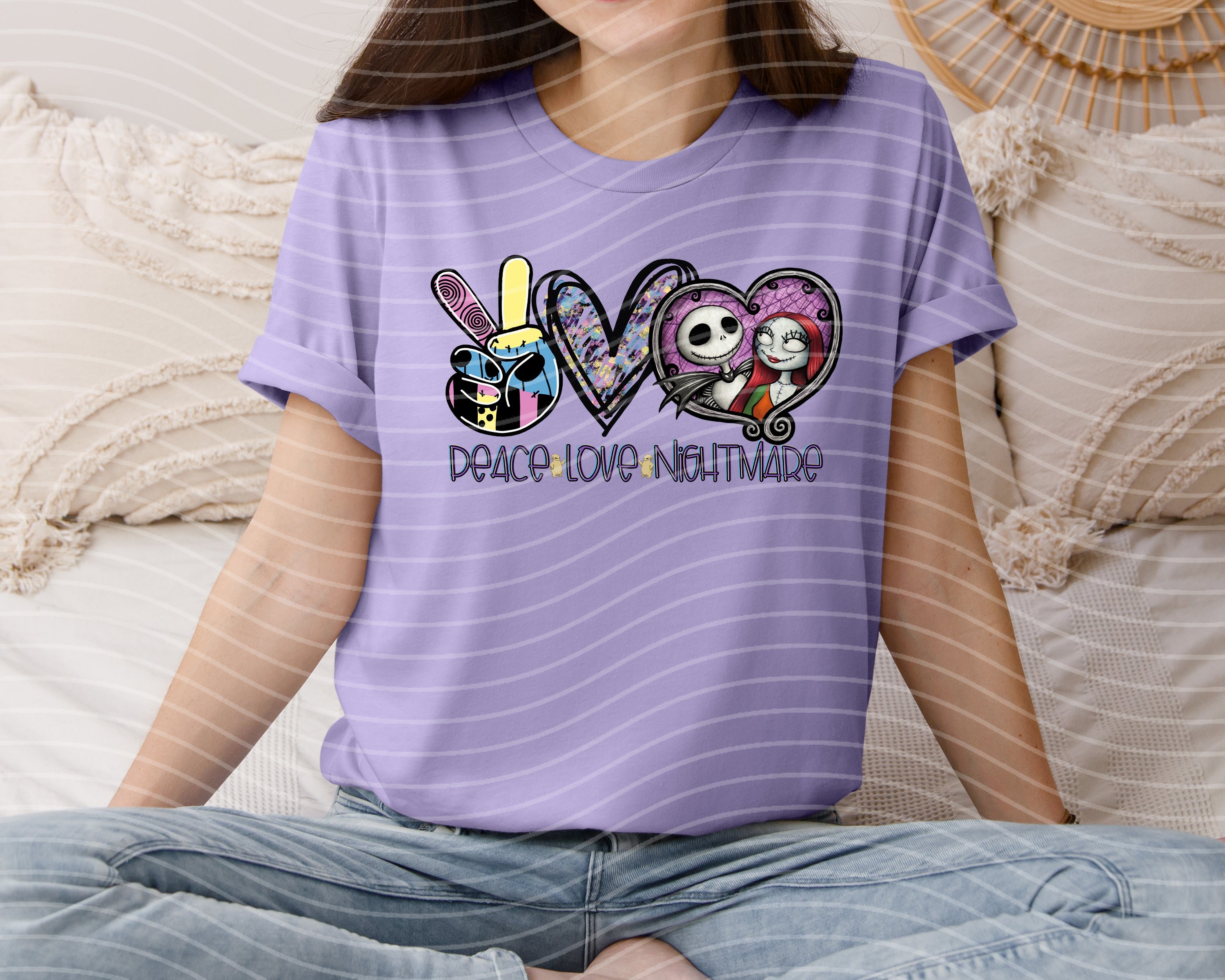 Peace Love Nightmare Graphic Tee
