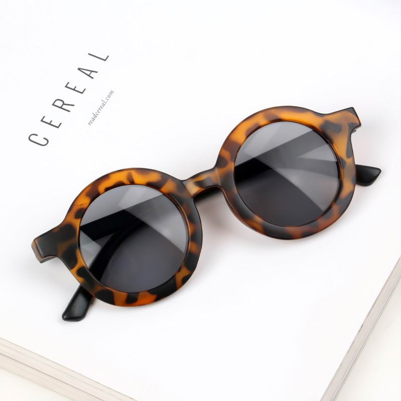 Children's Round Sunglasses Decorative Glasses UV Protection