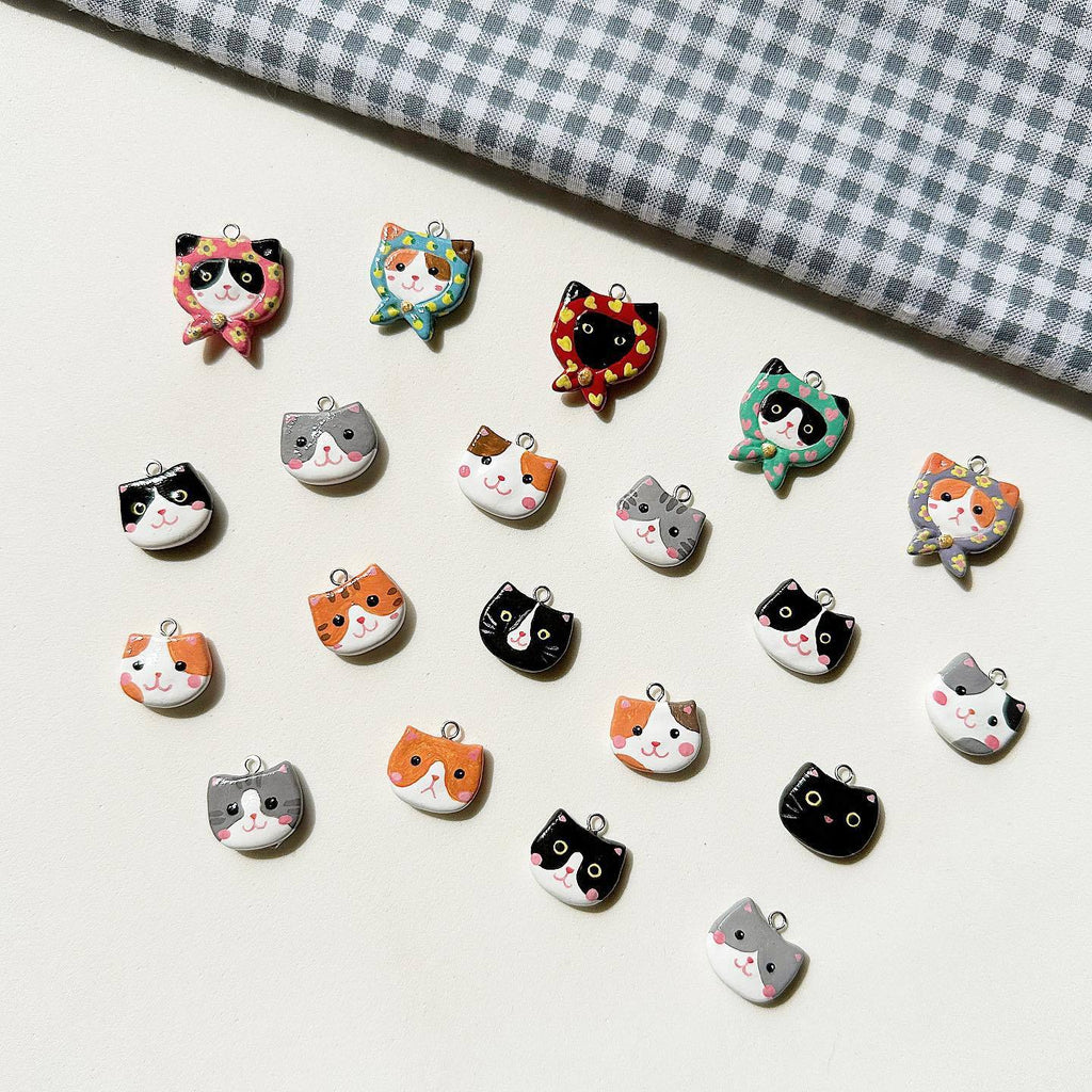 Stainless Steel Kitten Pendant Accessory