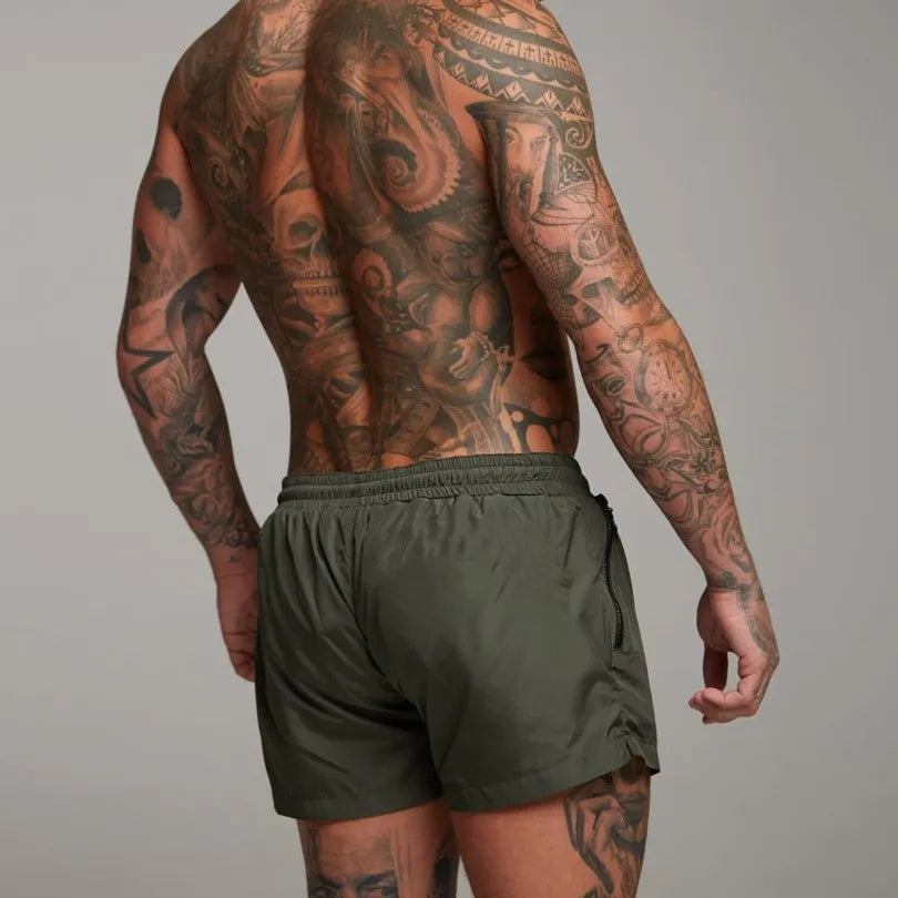 Men’s Plus Active Drawstring Shorts with Pockets