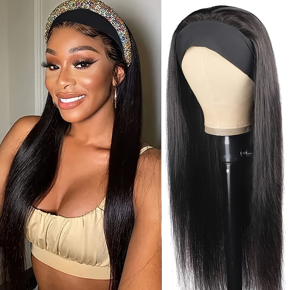 Wig Headband Headscarf Long Straight Hair Long Curly Hair