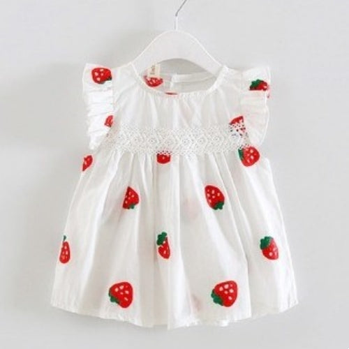 Baby Dress Girl Summer Short Sleeved Princess Skirt