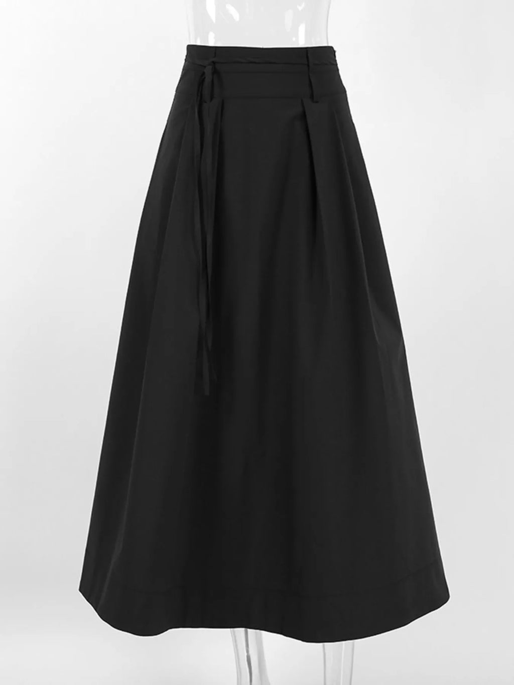 High-Waisted A-Line Skirt