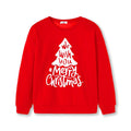 New Kids' Sweater Jacket Long-sleeved Round Collar Overpull Christmas Holiday Cartoon Christmas Tree Children's Clothing Autumn And Winter Clothing
