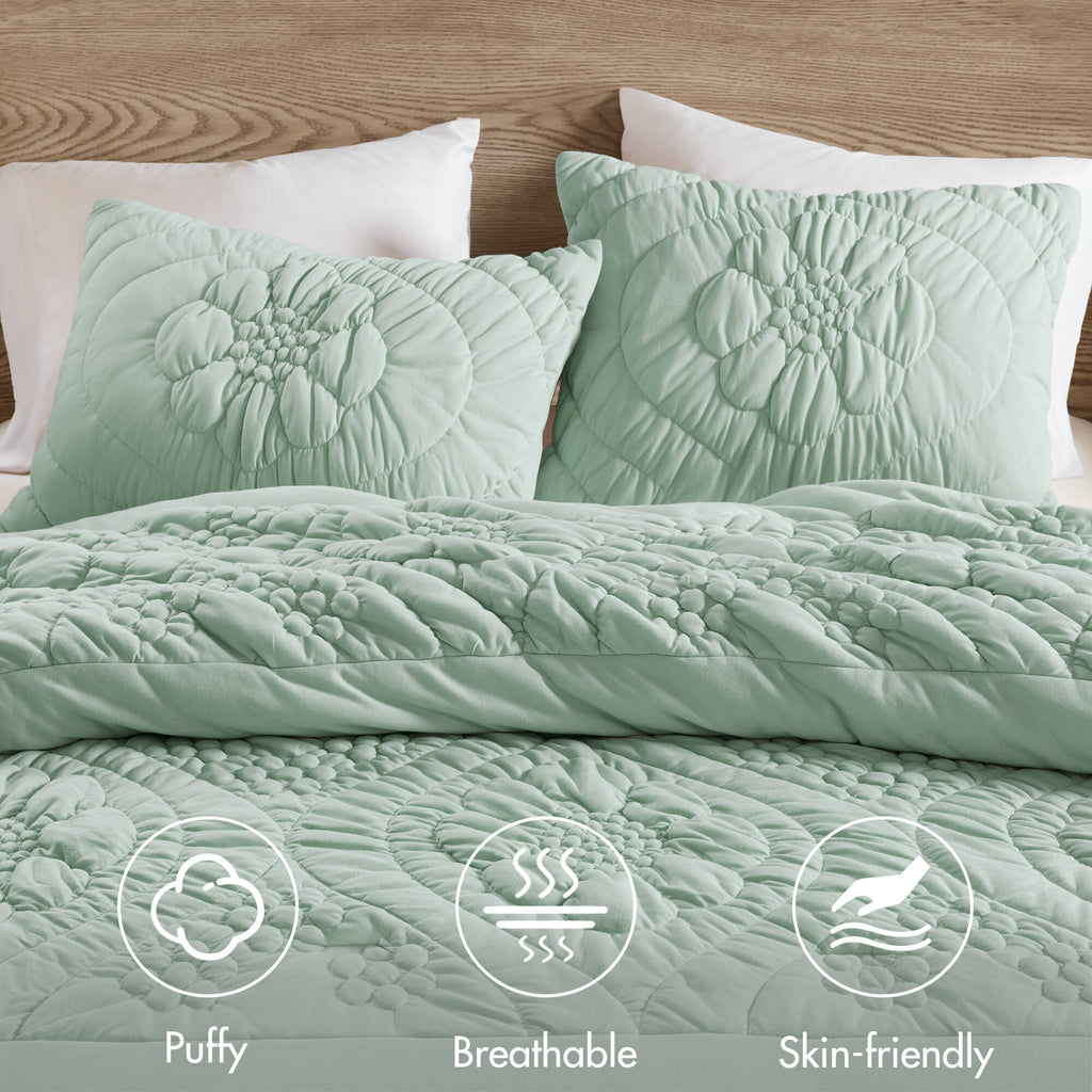 3-Piece Full/Queen Comforter Set