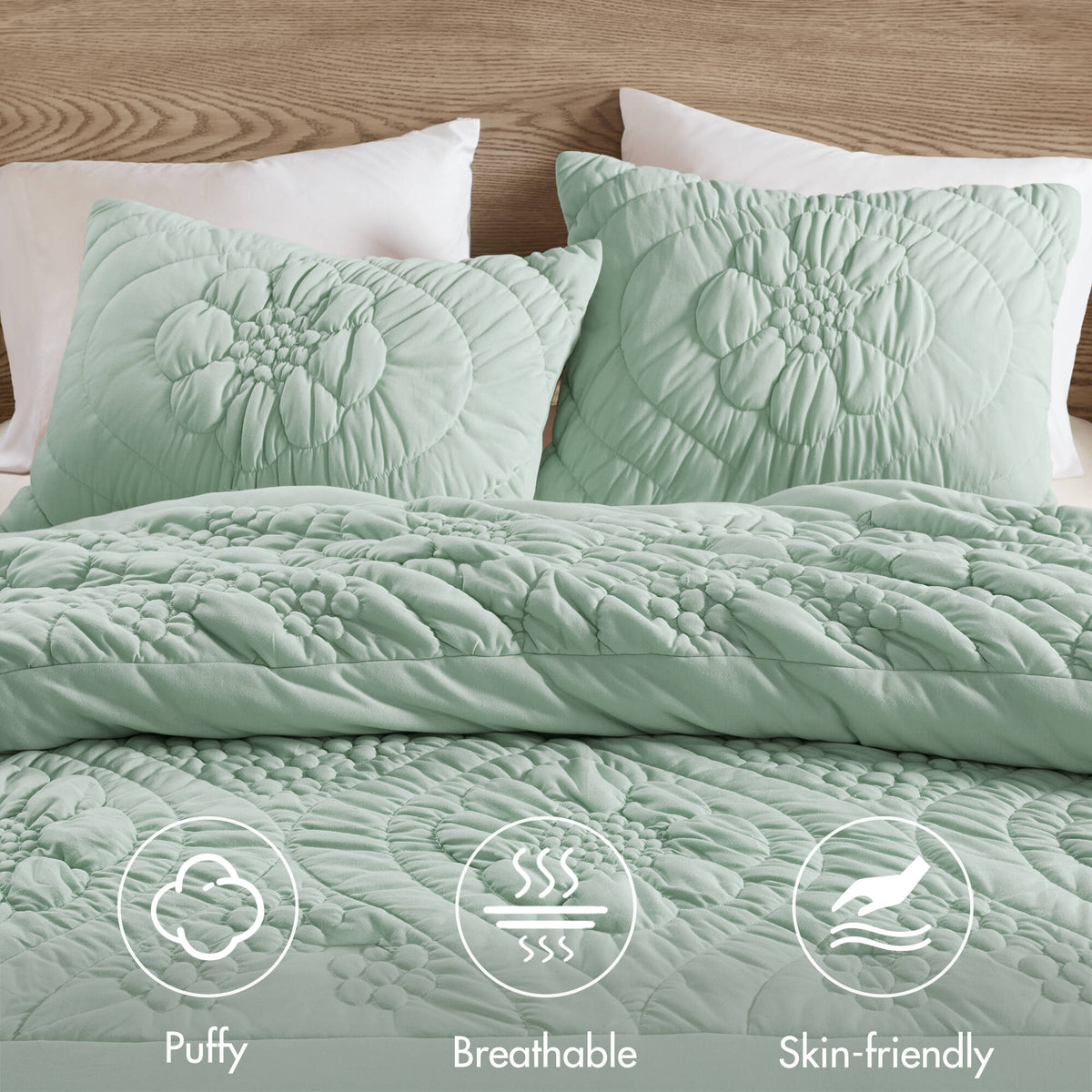 3-Piece King Comforter Set