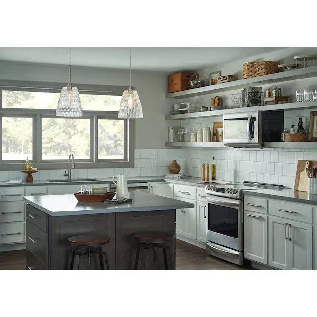 Kichler Brushed Nickel Transitional Clear Glass Cone Mini Pendant Light Item #1048247