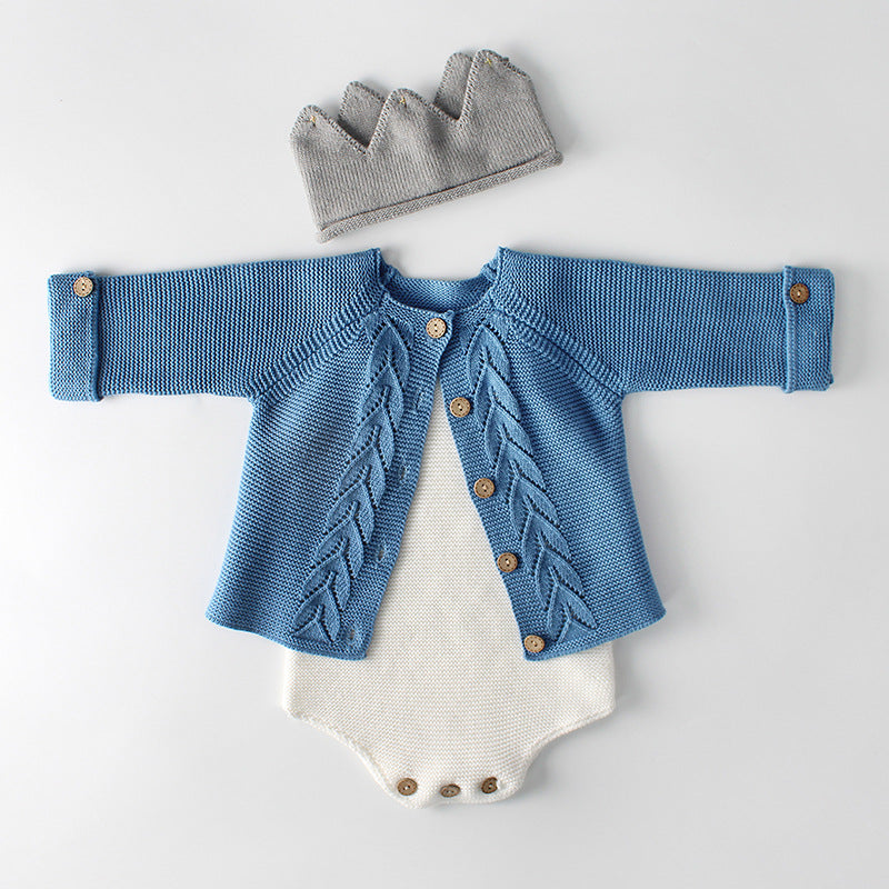 Baby knitted coat