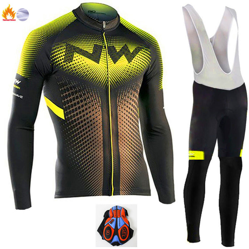 Cycling jersey long sleeve suit