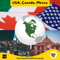 North America (3 areas) eSIM Internet Data Plan