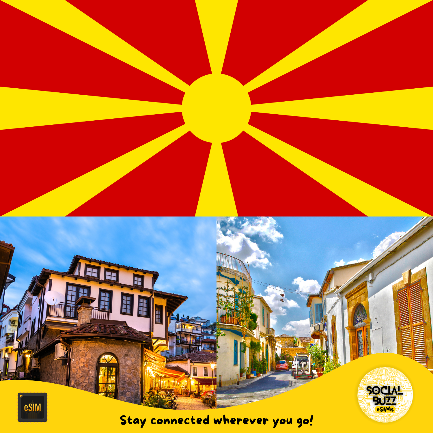 North Macedonia eSIM Internet Data Plan