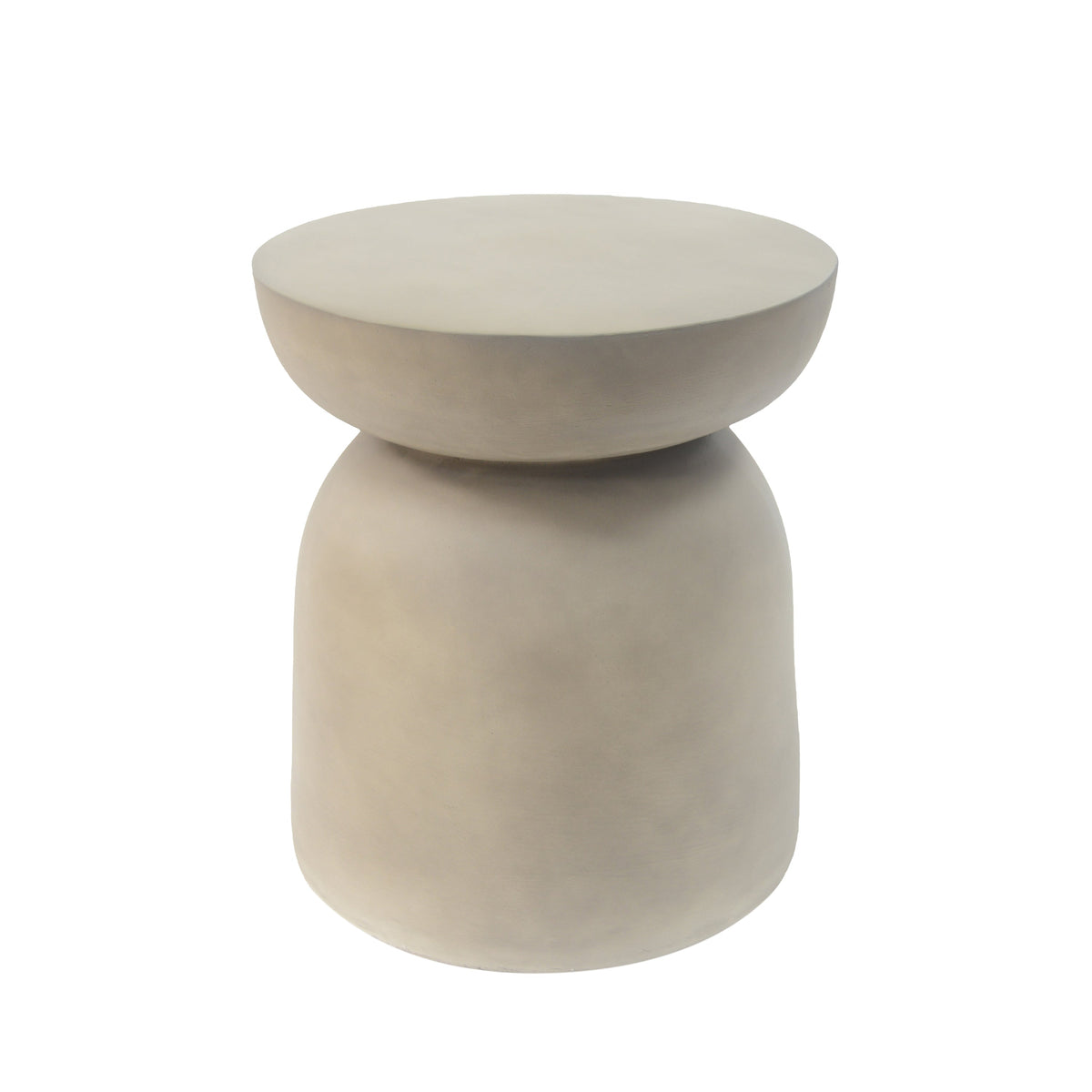 Outdoor Round Top MGO Drum Side/End Table