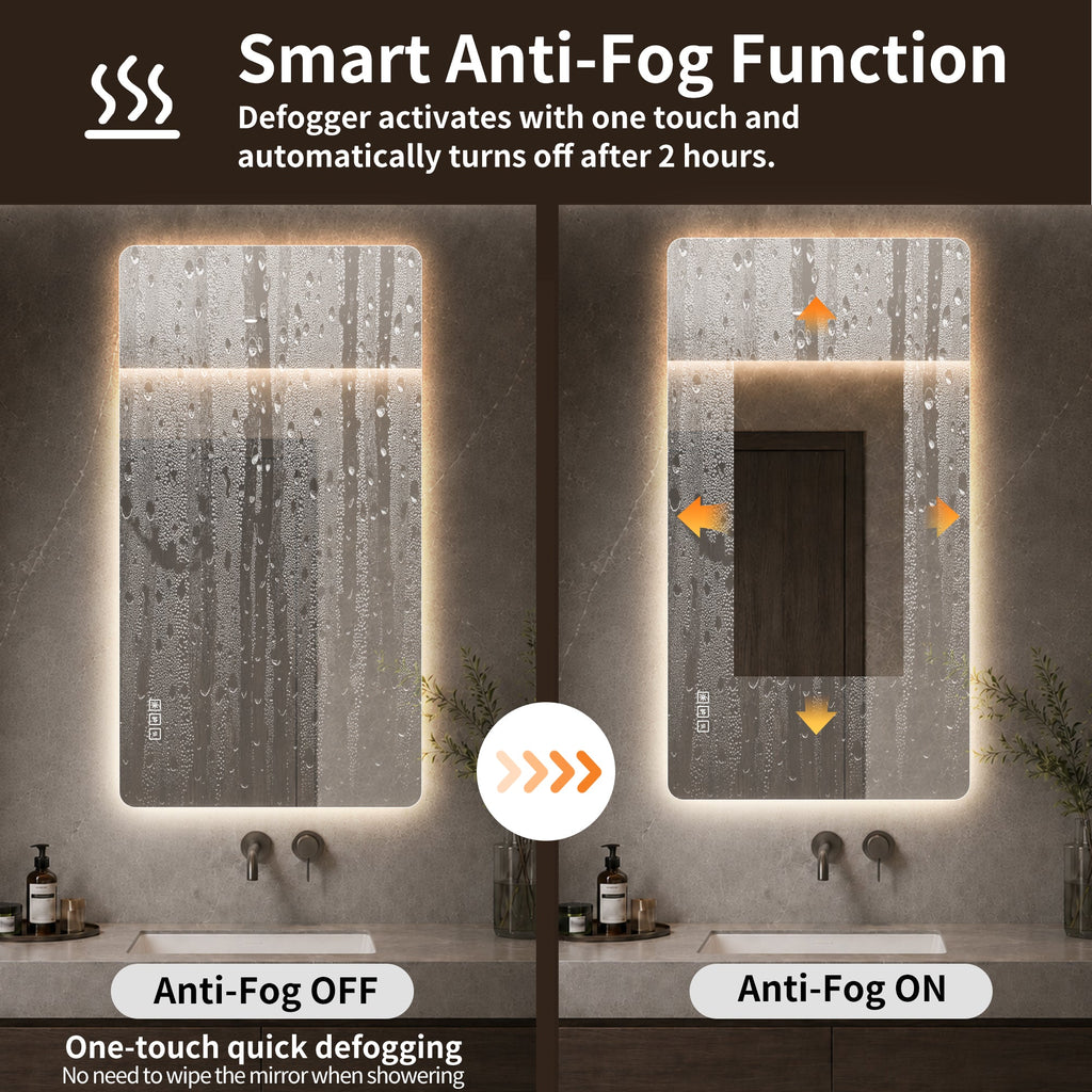 48 x 24 Inch LED Bathroom Mirror