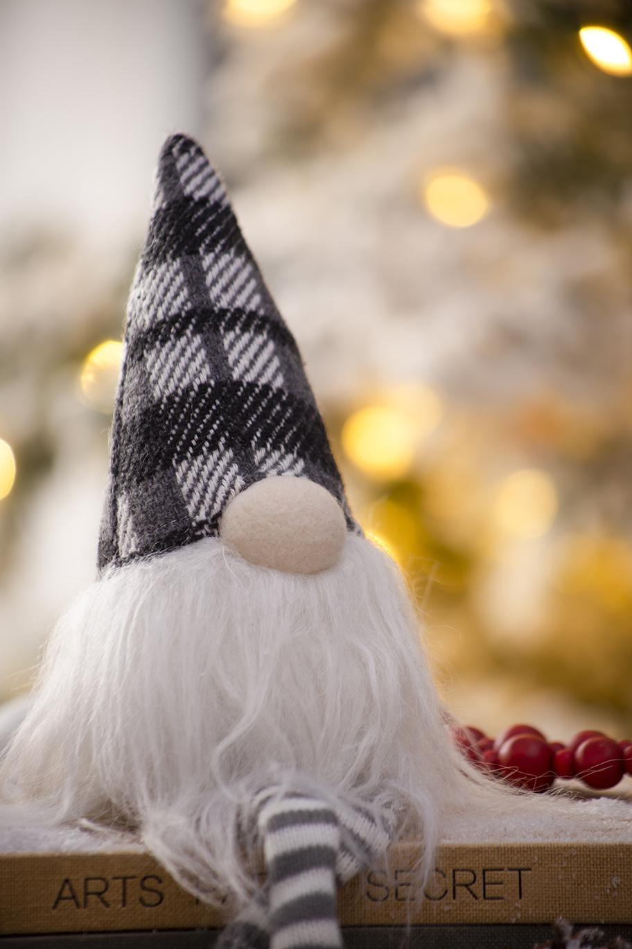 3-Piece Fabric Sitting Gnome Set