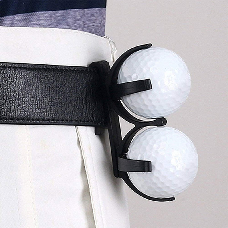 New Golf clip Golf Ball Holder Clip Organizer Golfer Golfing Sporting Training Tool Accessory
