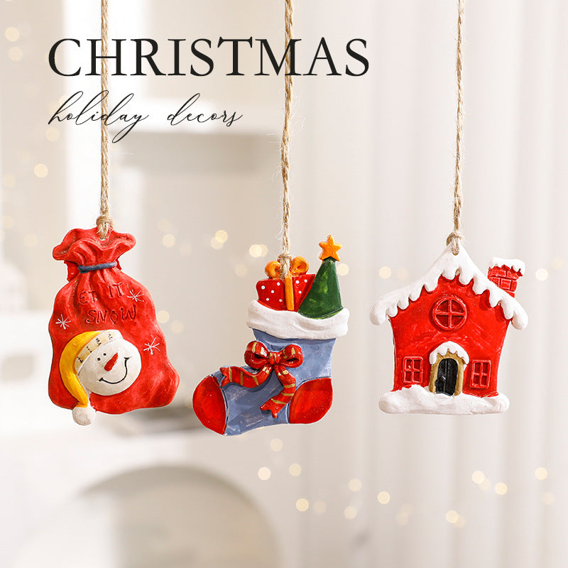 Christmas Decorations Cartoon Elk Ornaments