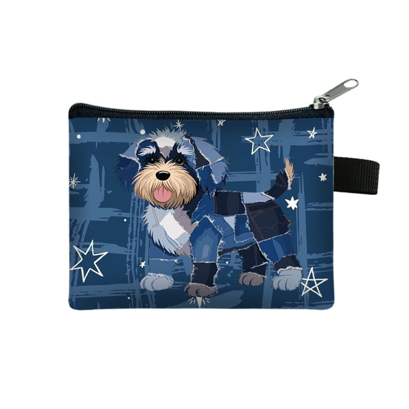 Organizing Storing Denim Jeans Animal Coin Purse