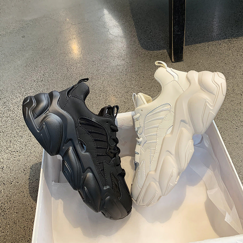 Heavy duty street shoes with thick soles