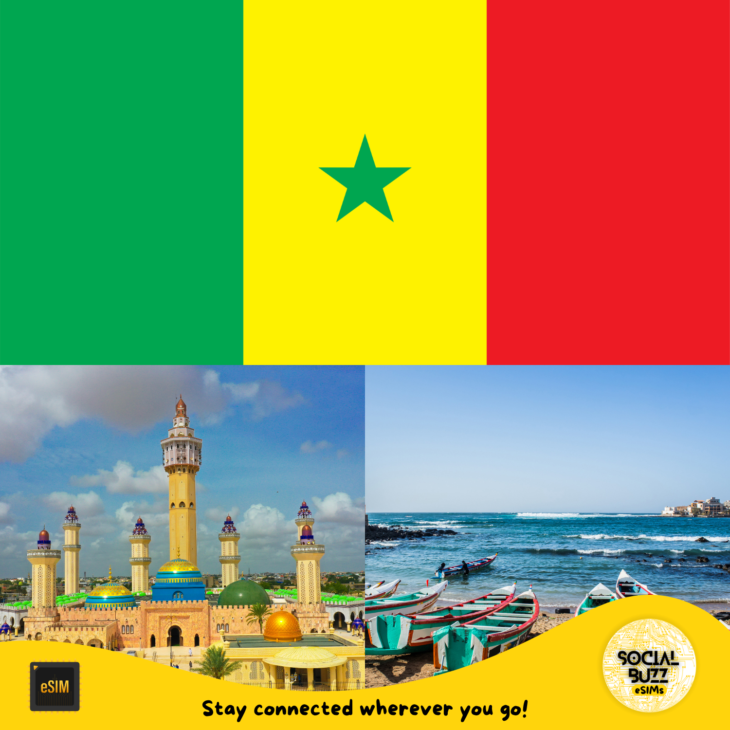 Senegal eSIM Internet Data Plan