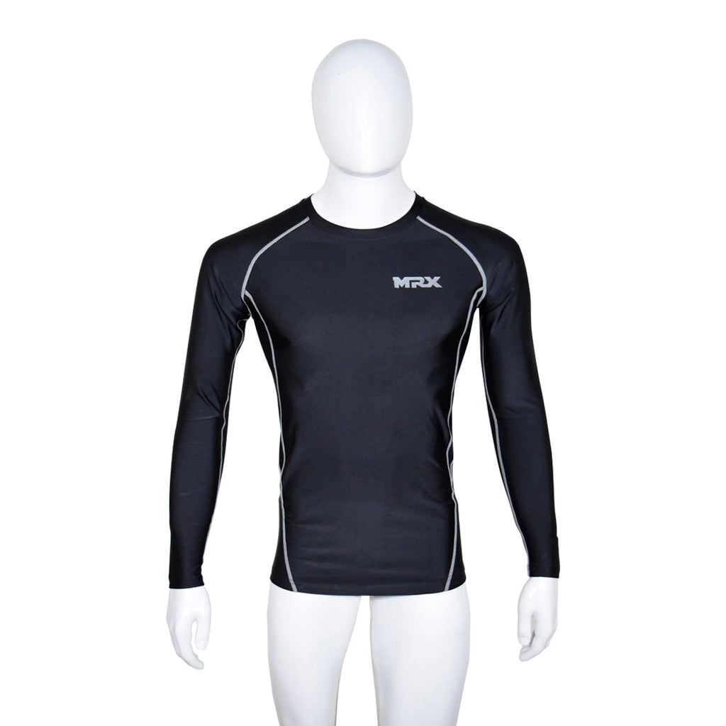 Men's Compression Rash Guard Base Layer Shirt