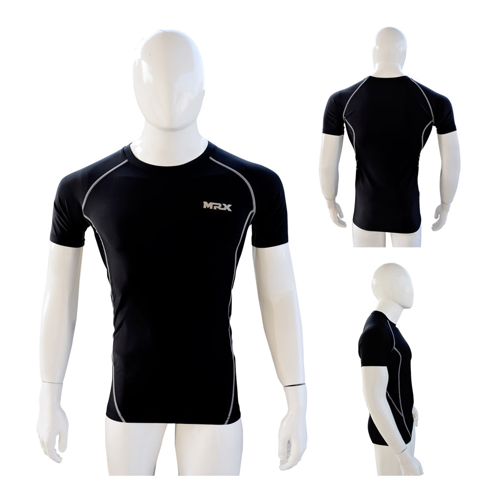 Men's Compression Rash Guard Base Layer Shirt