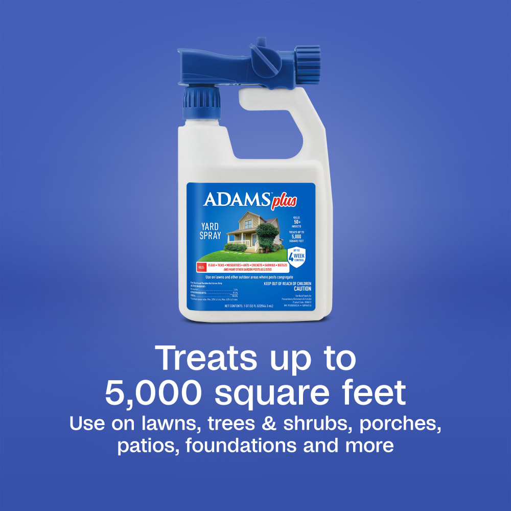 Adams Complete Indoor & Outdoor Flea Treatment System for Medium Dogs 15–30 lbs Bundle