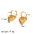 Fashionable And Versatile Pearl-shaped Stainless Steel Earrings