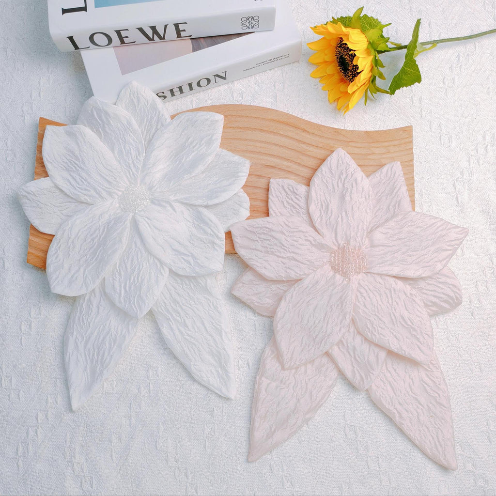 Womens Hand-Sewn Flower DIY Brooch
