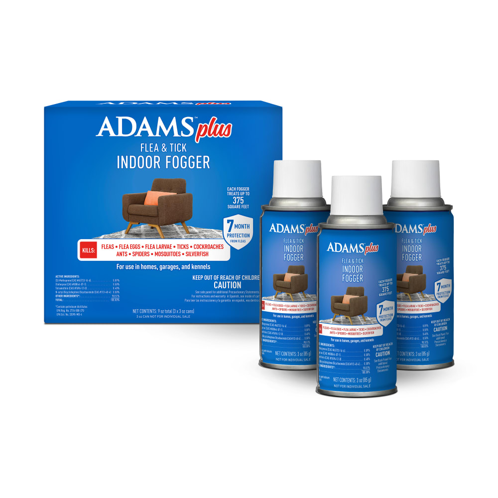 Adams Complete Indoor & Outdoor Flea Treatment System for Medium Dogs 15–30 lbs Bundle