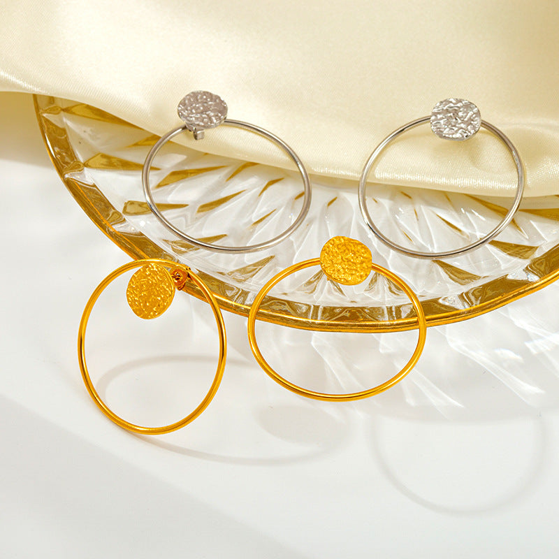 European And American-style Fashion Simple Hoop Earrings With Personality