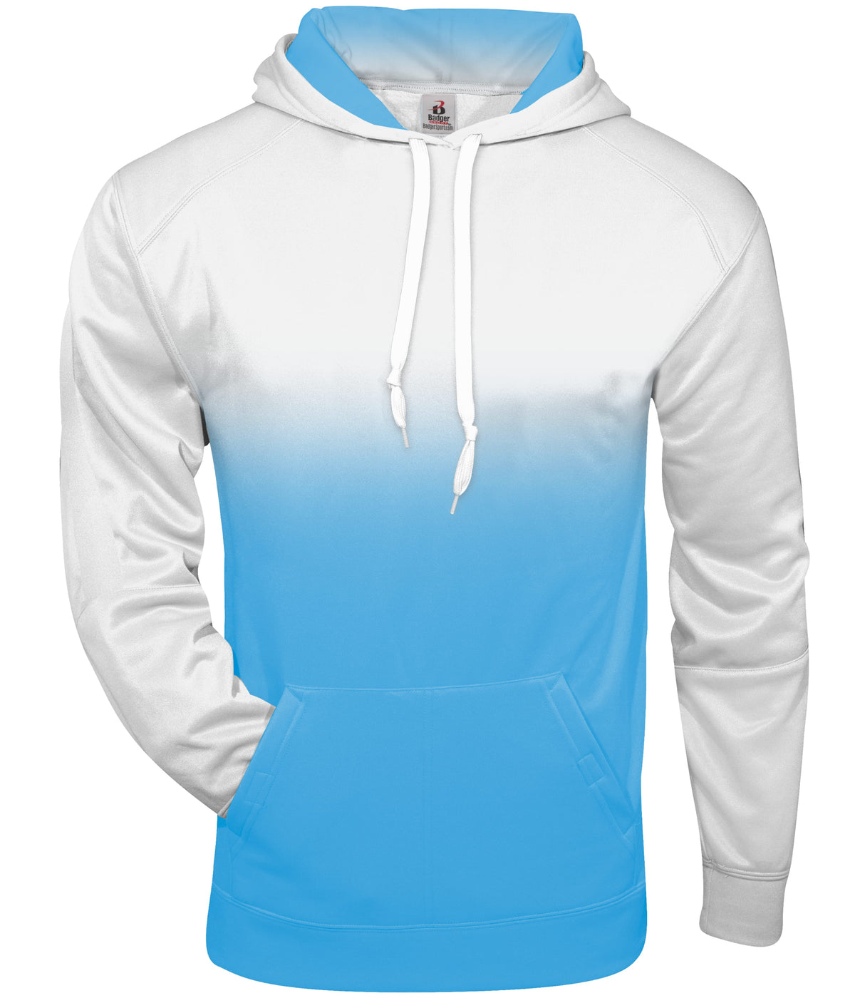OMBRE HOODIE - MOISTURE-WICKING POLYESTER