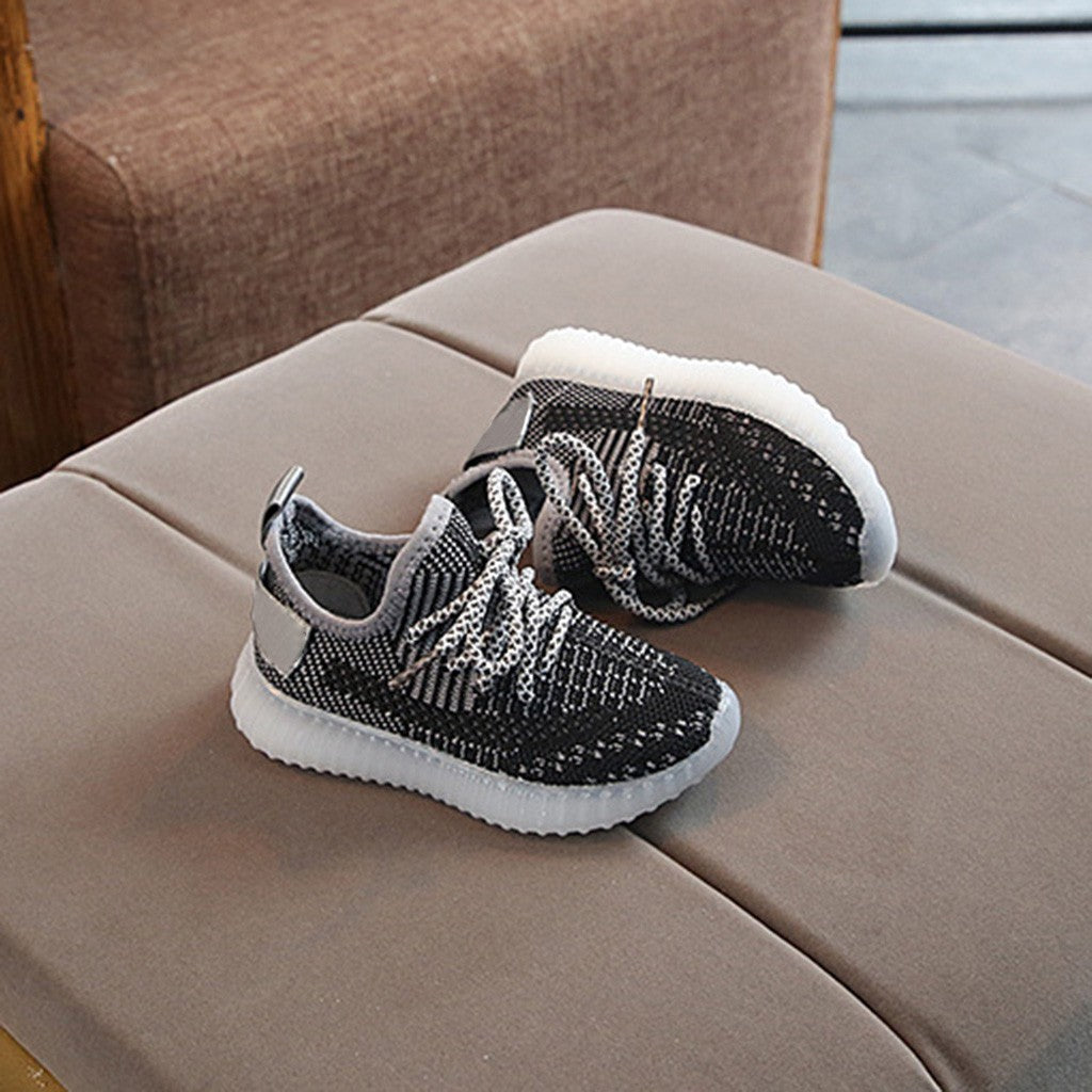 Luminous children's casual shoes