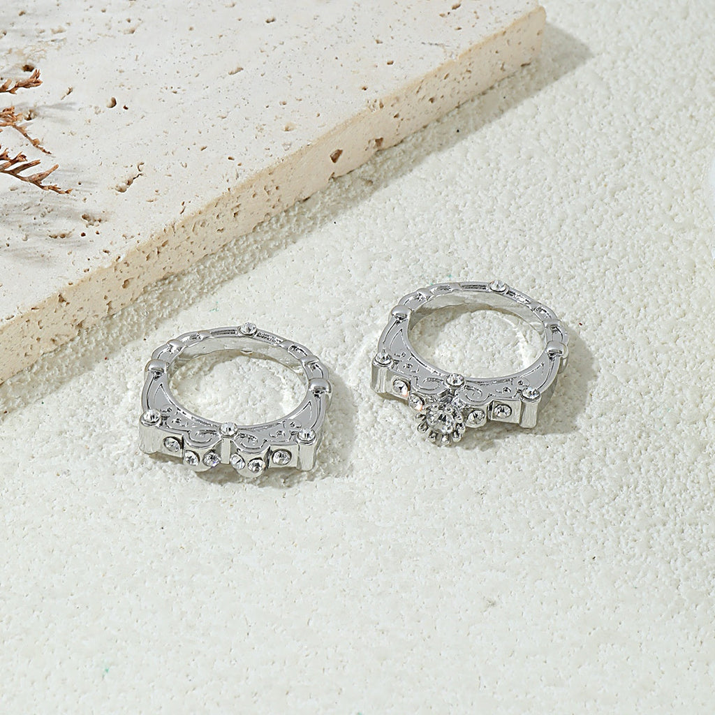 Retro-style Creative Engagement Rings For Couples In Europe And The US