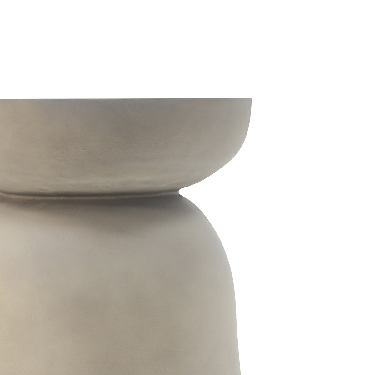 Outdoor Round Top MGO Drum Side/End Table
