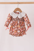 Floral Smocked Lace Bubble