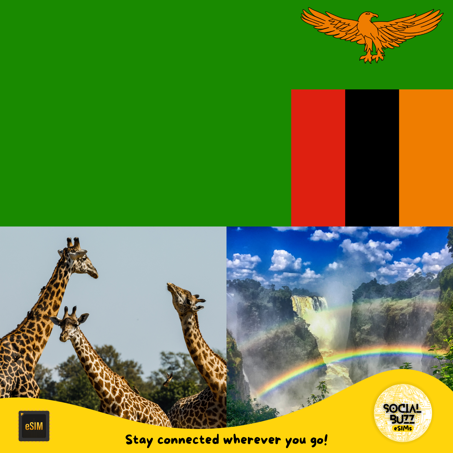Zambia eSIM Internet Data Plan