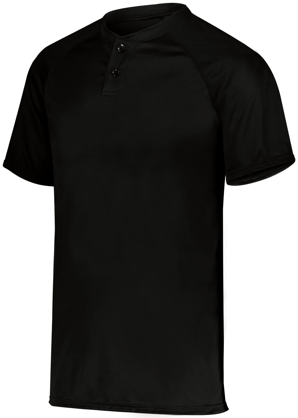 YOUTH ATTAIN WICKING TWO-BUTTON BASEBALL JERSEY POLYESTER