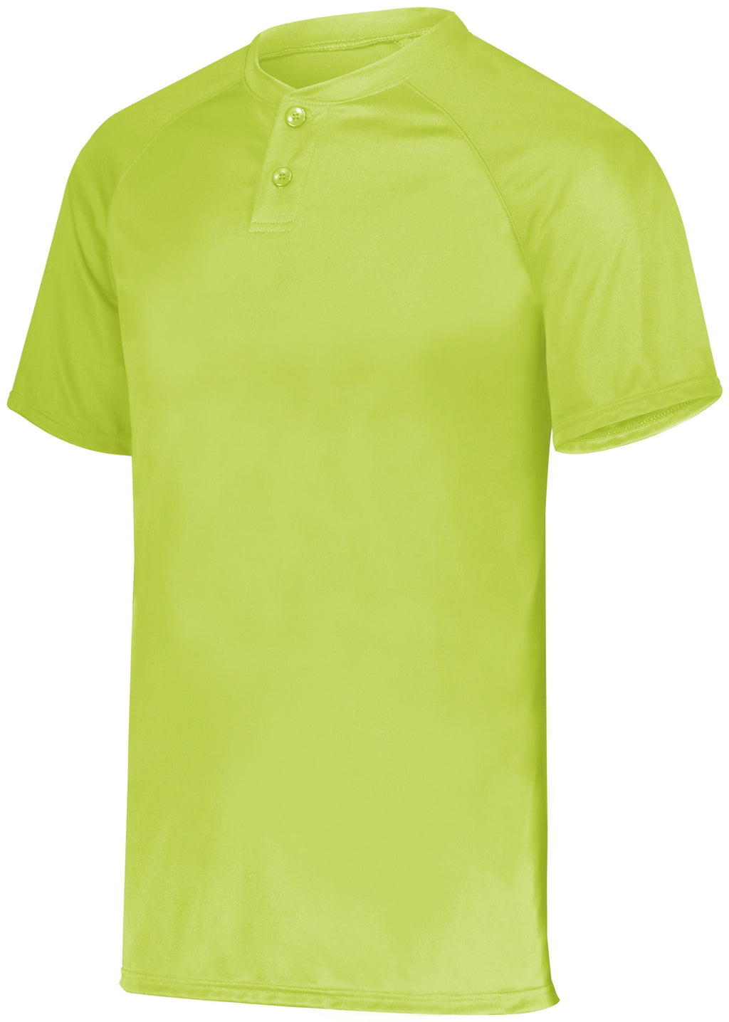 YOUTH ATTAIN WICKING TWO-BUTTON BASEBALL JERSEY POLYESTER
