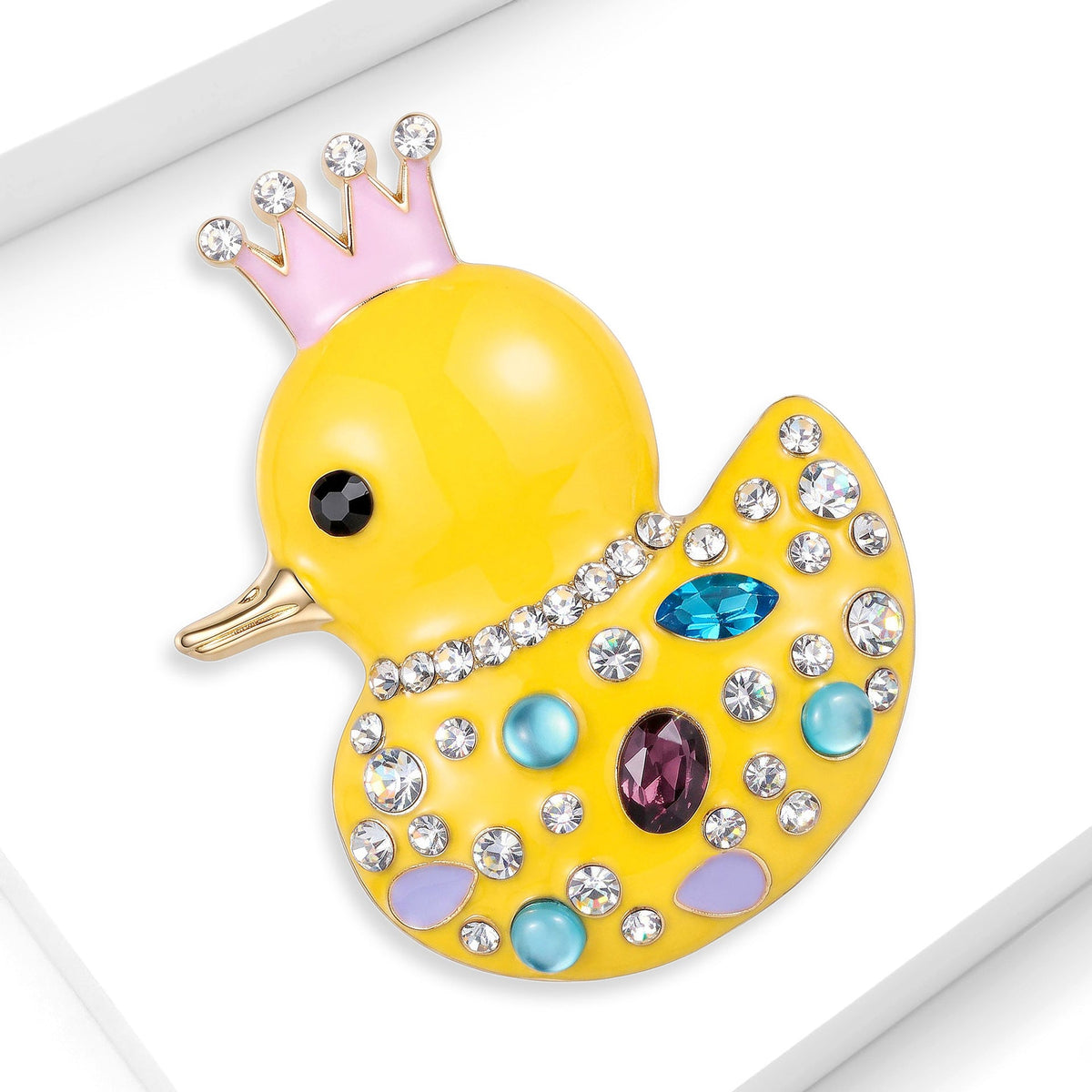Simple Fashionable And Versatile Cute Duck Brooch
